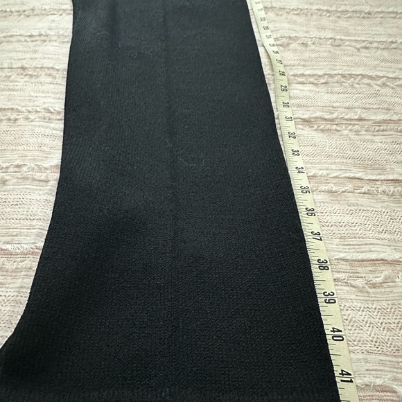 St. John Collection by Marie Gray Black Knit Wide Leg - Picture 7 of 8